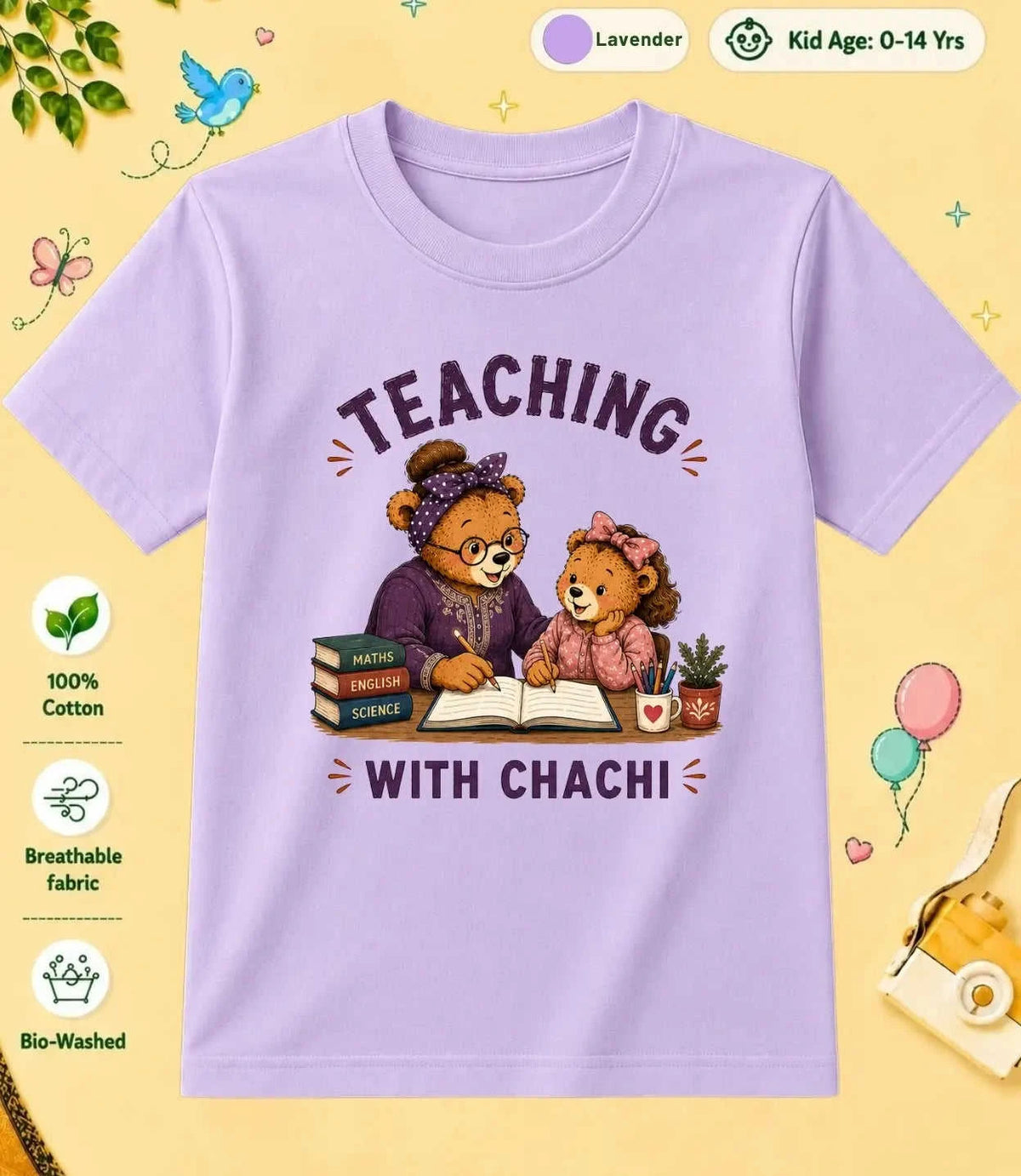CHACHU & CHACHI Blessing  kids Cotton Tee Swiftsoul