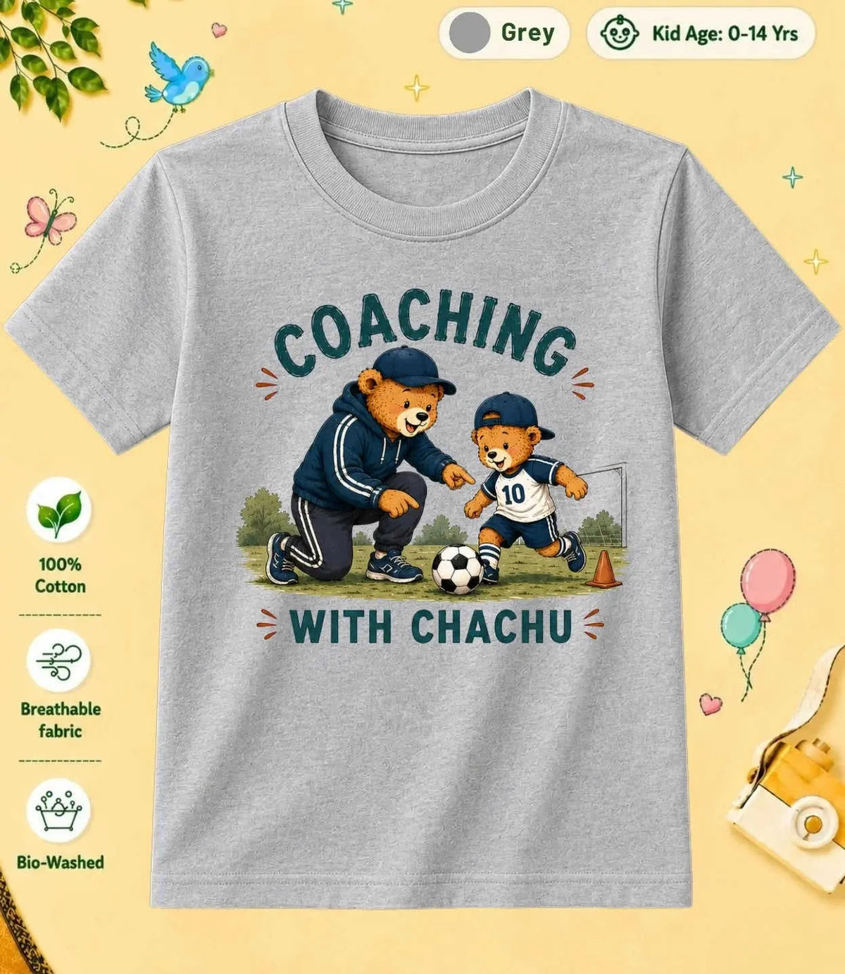 CHACHU & CHACHI Blessing  kids Cotton Tee Swiftsoul