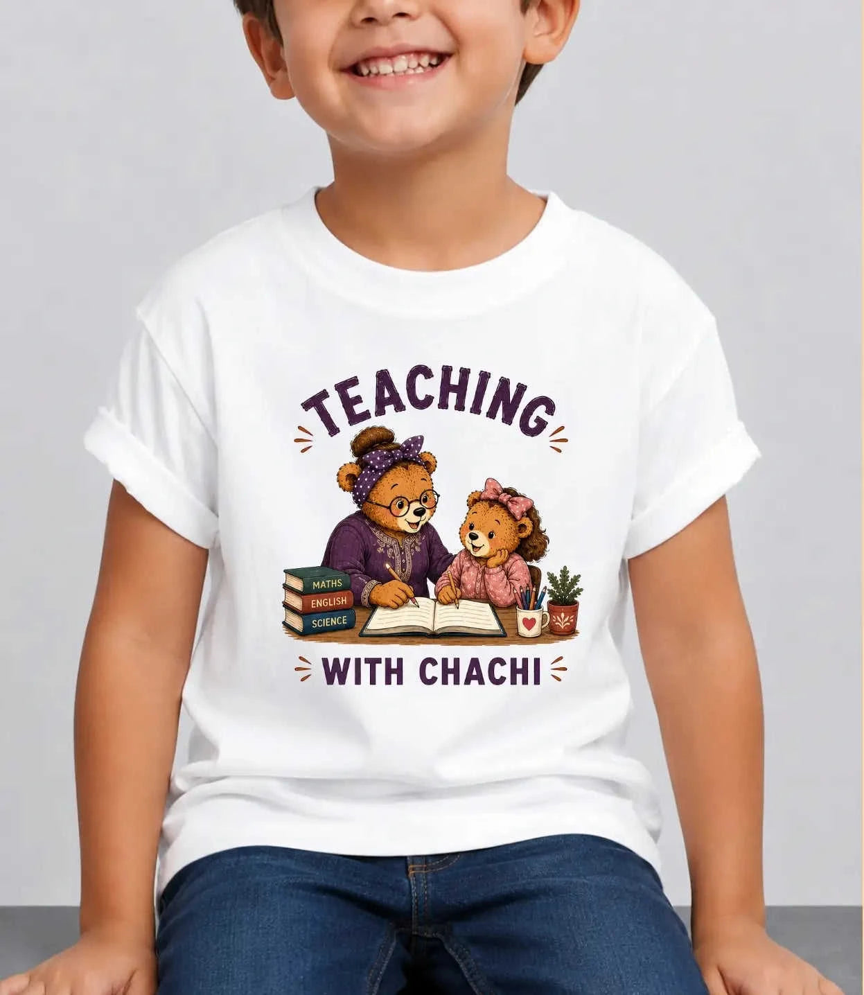 CHACHU & CHACHI Blessing  kids Cotton Tee Swiftsoul