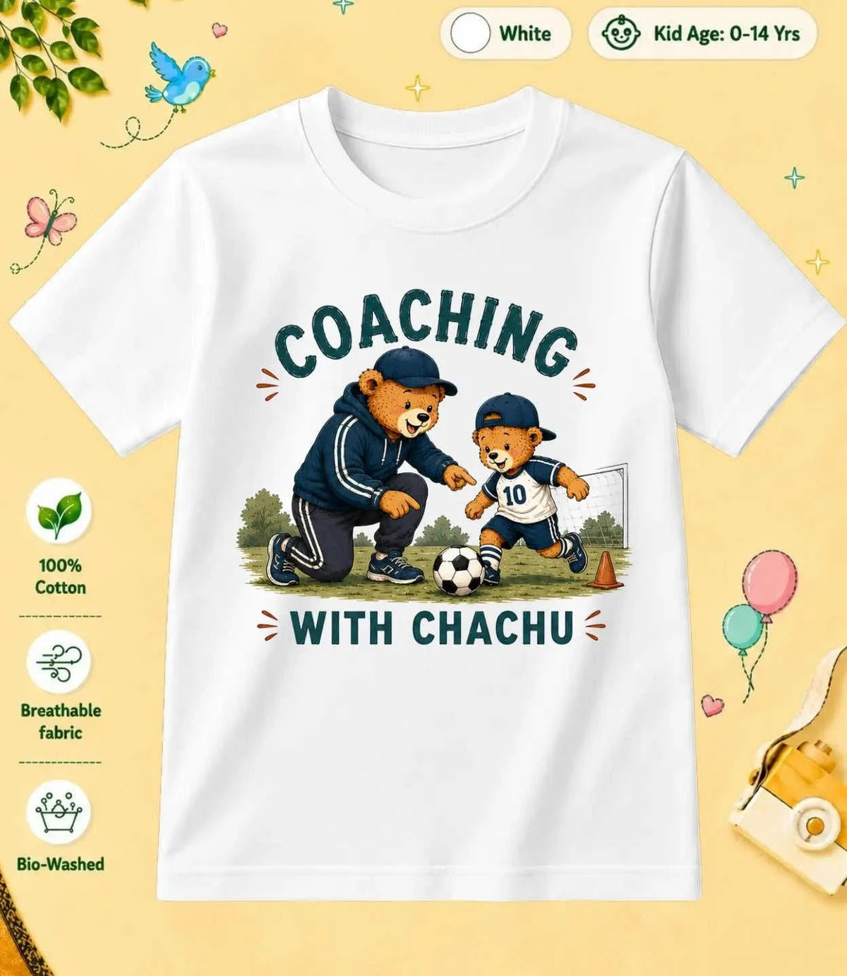 CHACHU & CHACHI Blessing  kids Cotton Tee Swiftsoul