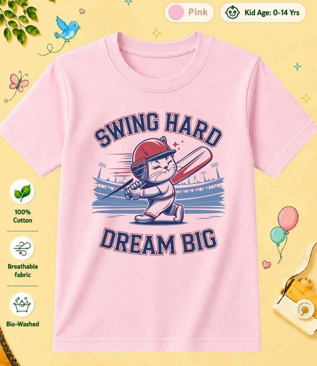 Champion Kid Cotton Tee Swiftsoul