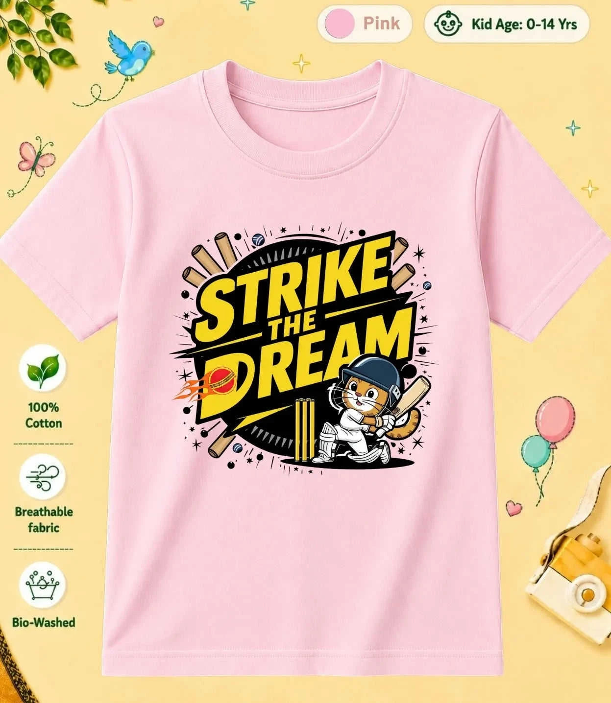 Champion Kid Cotton Tee Swiftsoul