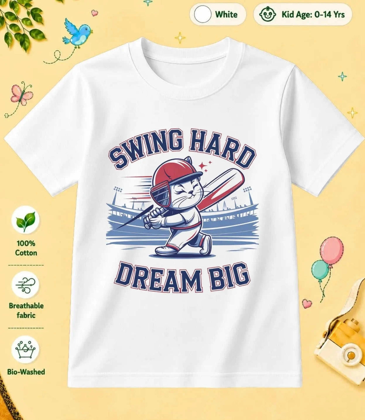 Champion Kid Cotton Tee Swiftsoul