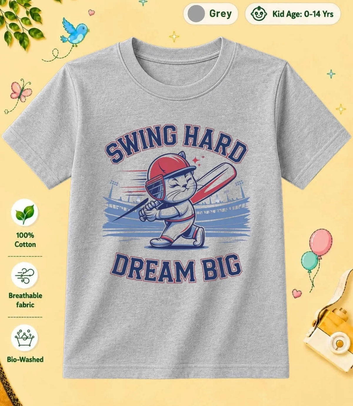 Champion Kid Cotton Tee Swiftsoul