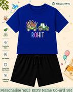 Colorful Crayon Custom Kid Co-ord Set Swiftsoul