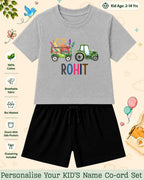 Colorful Crayon Custom Kid Co-ord Set Swiftsoul