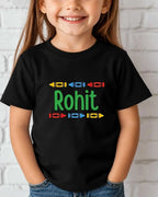Colorful Crayon Custom Kid Cotton Tee Swiftsoul