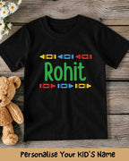 Colorful Crayon Custom Kid Cotton Tee Swiftsoul