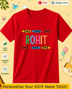 Colorful Crayon Custom Kid Cotton Tshirt Swiftsoul