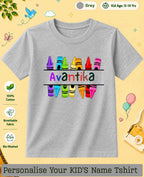Colorful Crayon Custom Kid Cotton Tshirt Swiftsoul