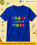 Colorful Crayon Custom Kid Cotton Tshirt Swiftsoul