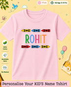 Colorful Crayon Custom Kid Cotton Tshirt Swiftsoul