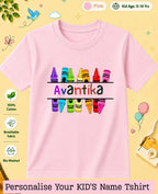 Colorful Crayon Custom Kid Cotton Tshirt Swiftsoul