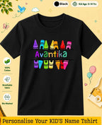 Colorful Crayon Custom Kid Cotton Tshirt Swiftsoul