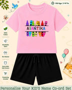 Colorful Crayon Custom Kid's Co-ord Set Swiftsoul
