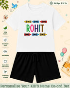 Colorful Crayon Custom Kid's Co-ord Set Swiftsoul