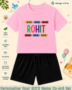 Colorful Crayon Custom Kid's Co-ord Set Swiftsoul