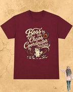 Cool Meow Girl Vibes Cotton Tee Billien LLC 