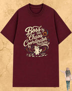 Cool Meow Girl Vibes Cotton Tee Billien LLC 
