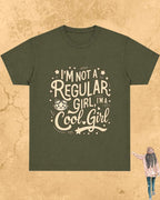 Cool Meow Girl Vibes Cotton Tee Billien LLC 