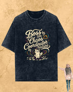 Cool Meow Girl Vibes Cotton Tee Billien LLC 