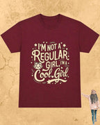 Cool Meow Girl Vibes Cotton Tee Billien LLC 