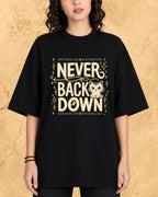 Cool Meow Girl Vibes Cotton Tee Billien LLC 