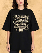 Cool Meow Girl Vibes Cotton Tee Billien LLC 