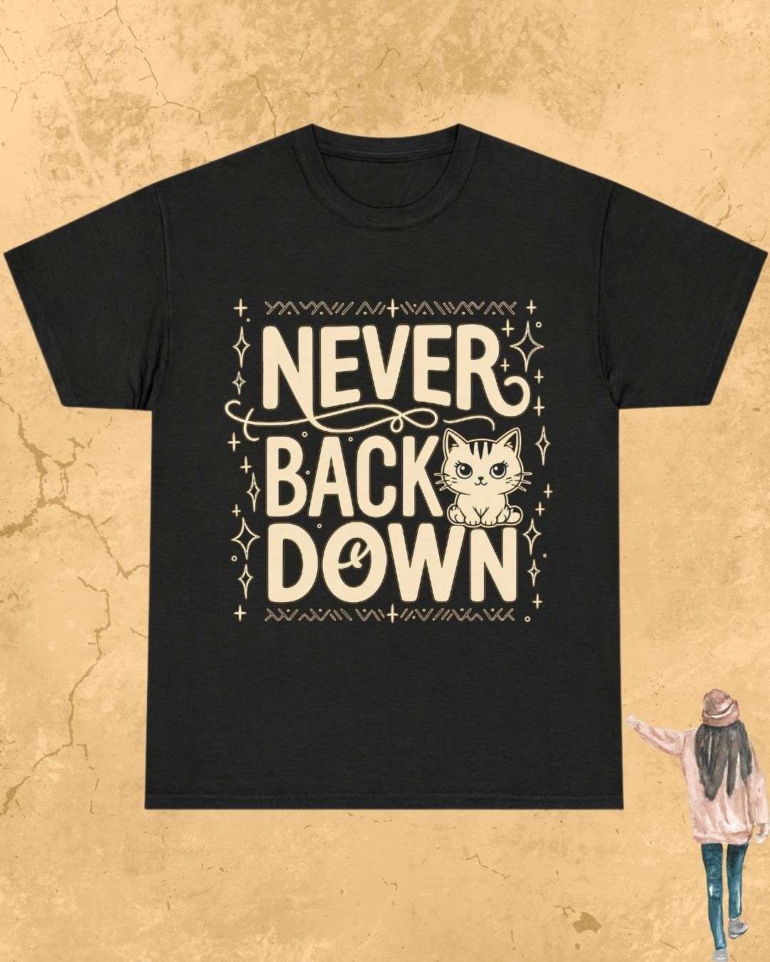 Cool Meow Girl Vibes Cotton Tee Billien LLC 