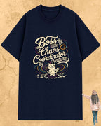 Cool Meow Girl Vibes Cotton Tee Billien LLC 