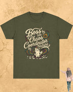 Cool Meow Girl Vibes Cotton Tee Billien LLC 