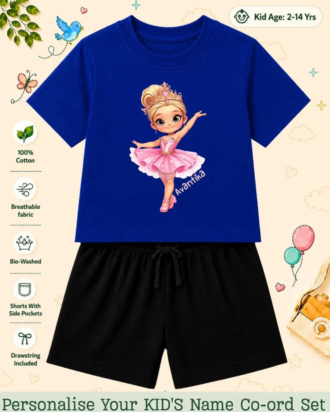 Custom Kid Co-ord Set Swiftsoul