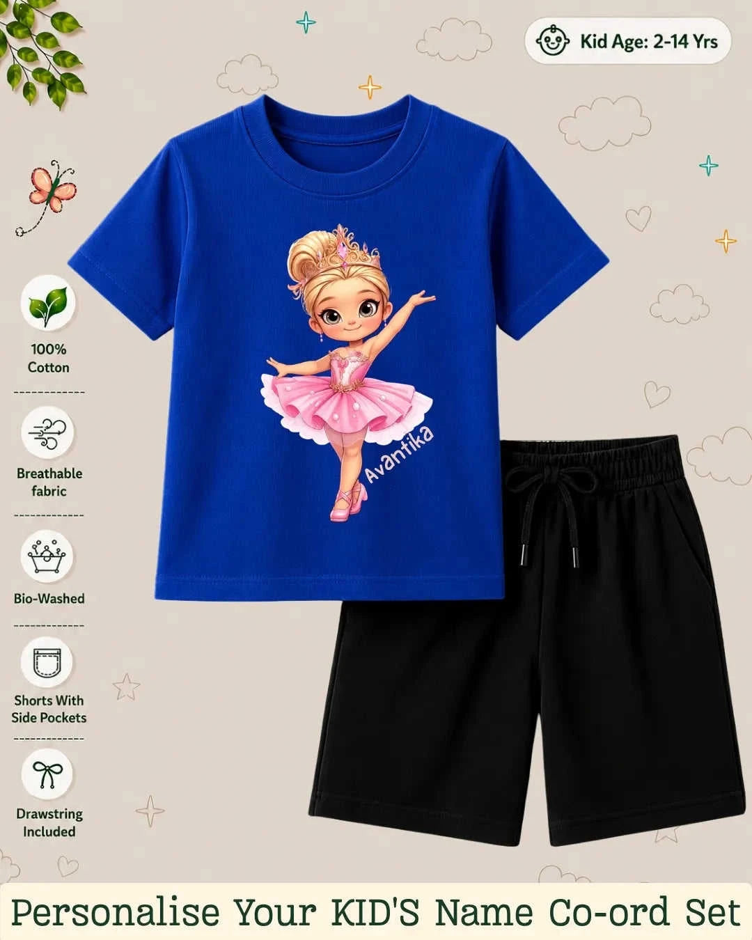 Custom Kid Co-ord Set Swiftsoul