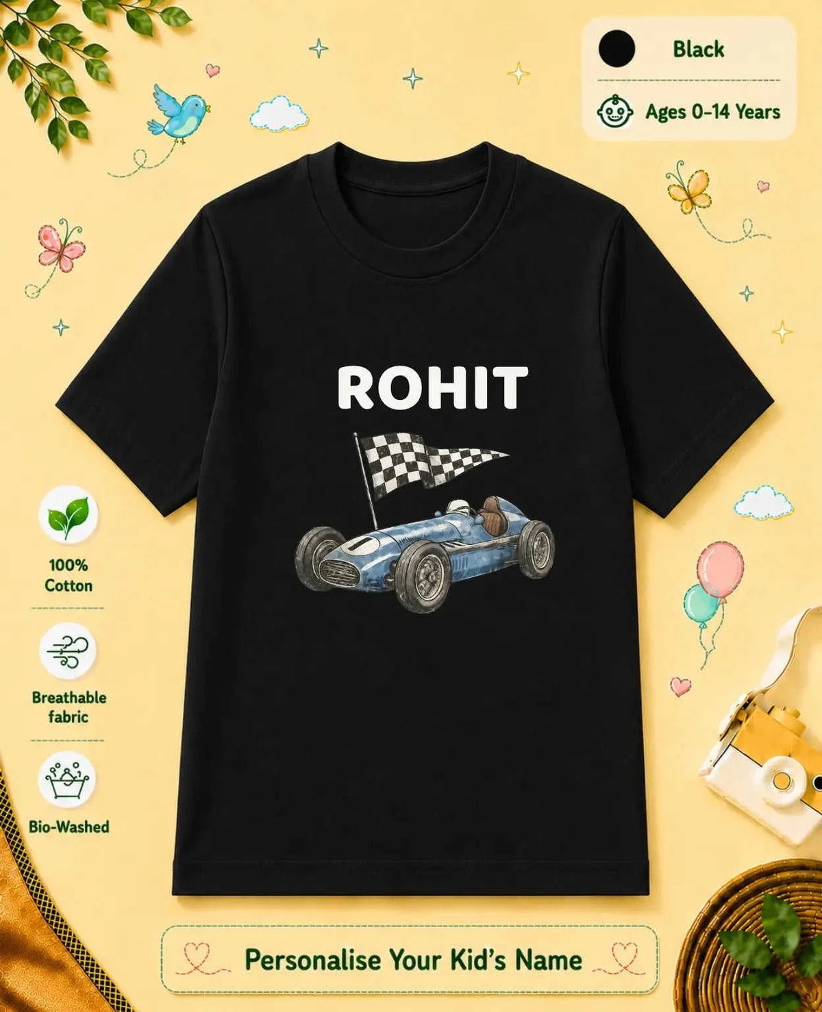Custom Kid Cotton Tshirt Swiftsoul