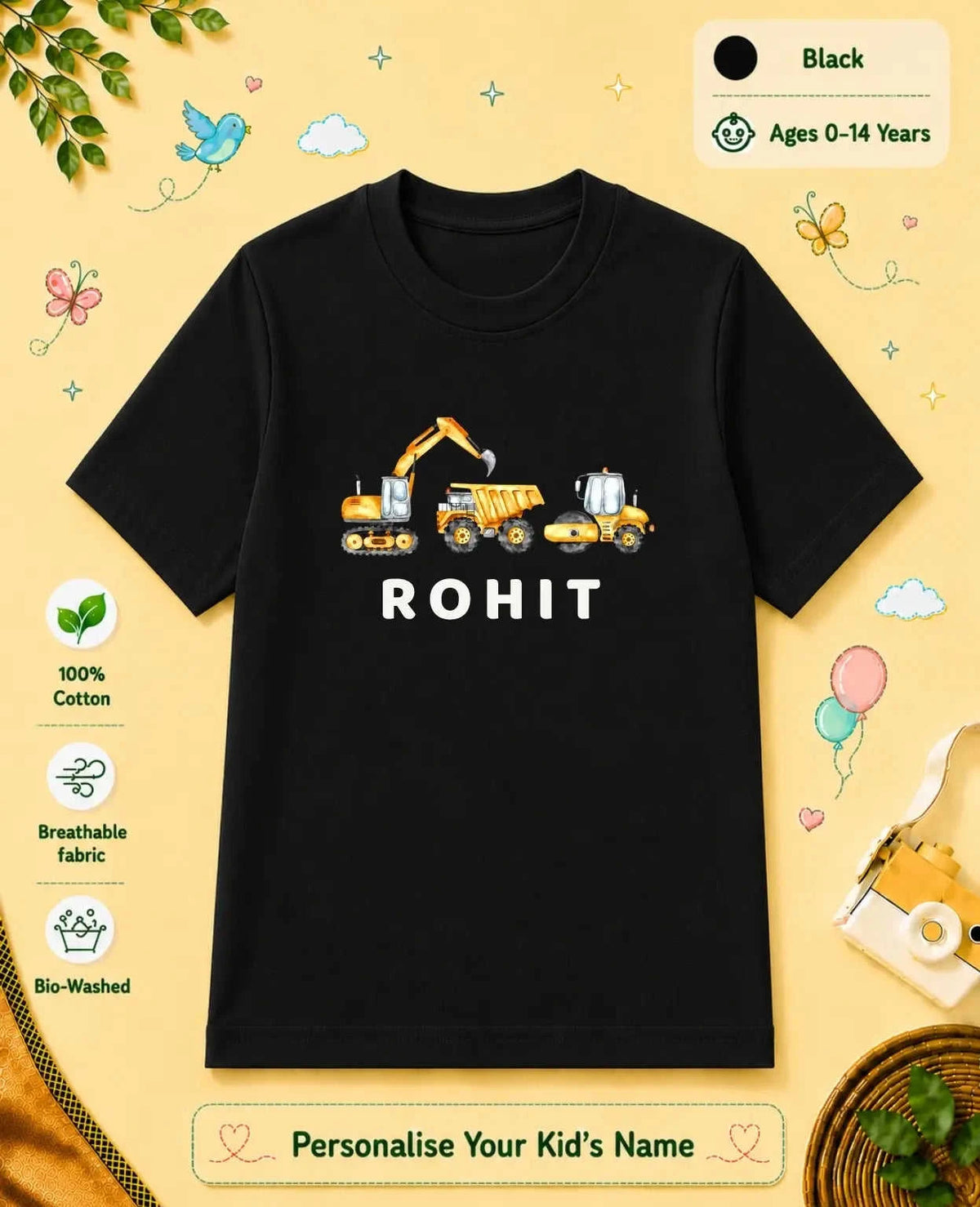 Custom Kid Cotton Tshirt Swiftsoul