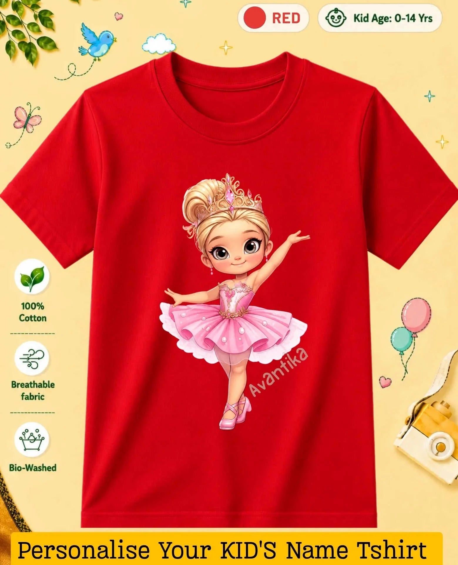 Custom Kid Cotton Tshirt Swiftsoul