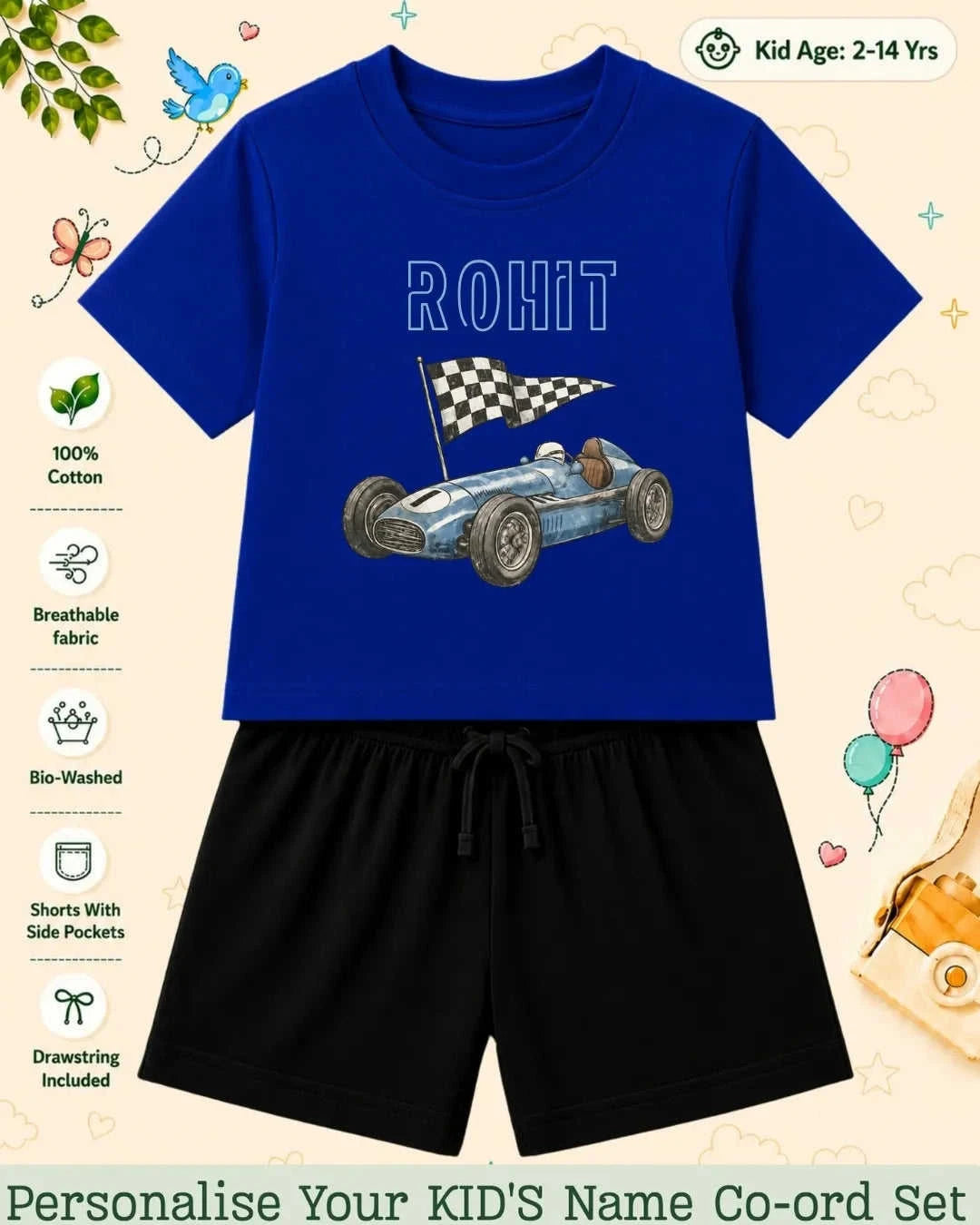 Custom Kid's Co-ord Set Swiftsoul