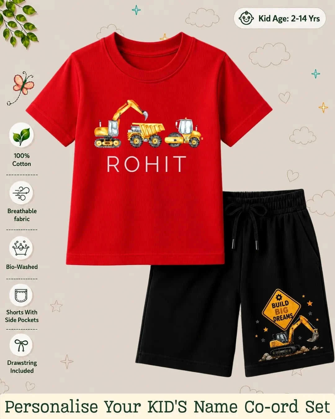 Custom Kid's Co-ord Set Swiftsoul