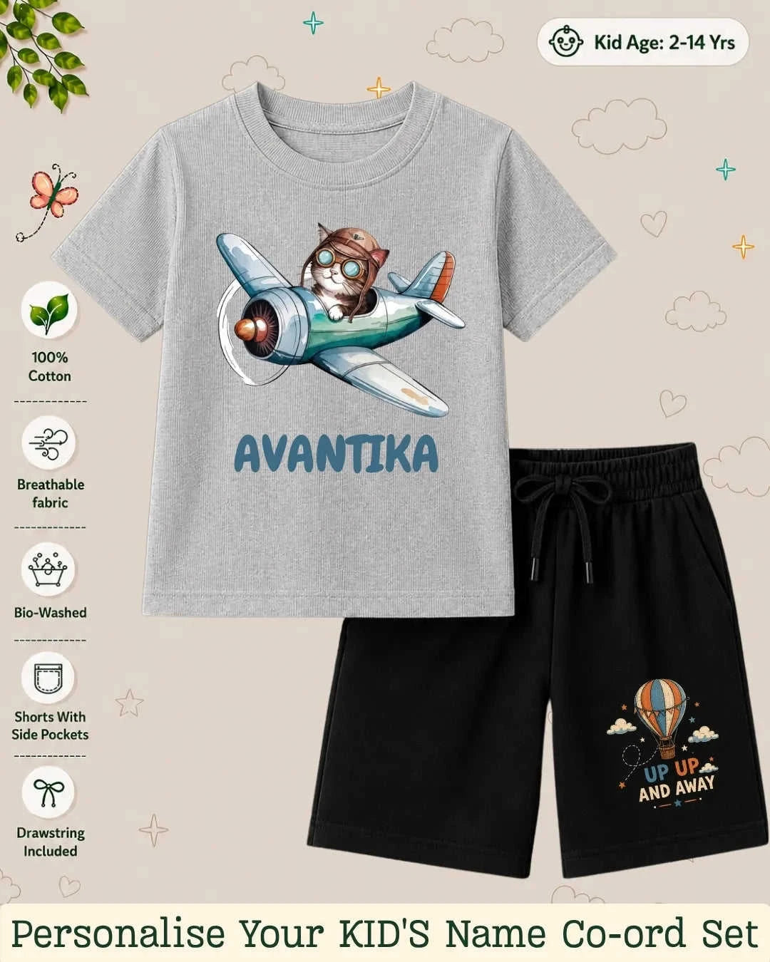 Custom Kid's Co-ord Set Swiftsoul
