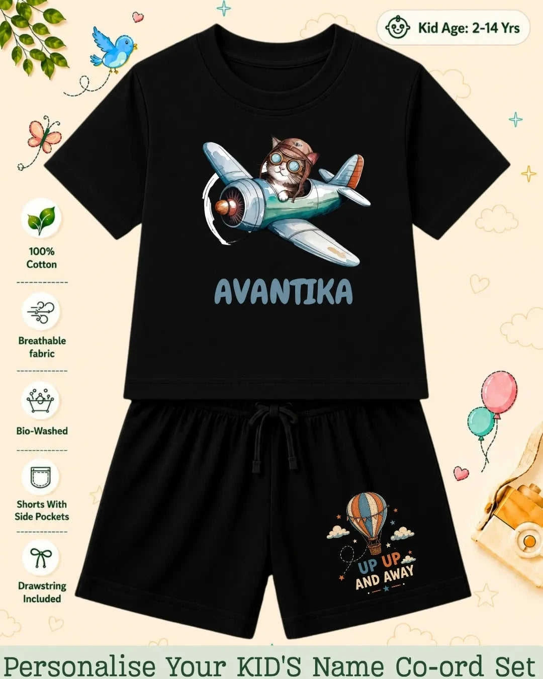 Custom Kid's Co-ord Set Swiftsoul