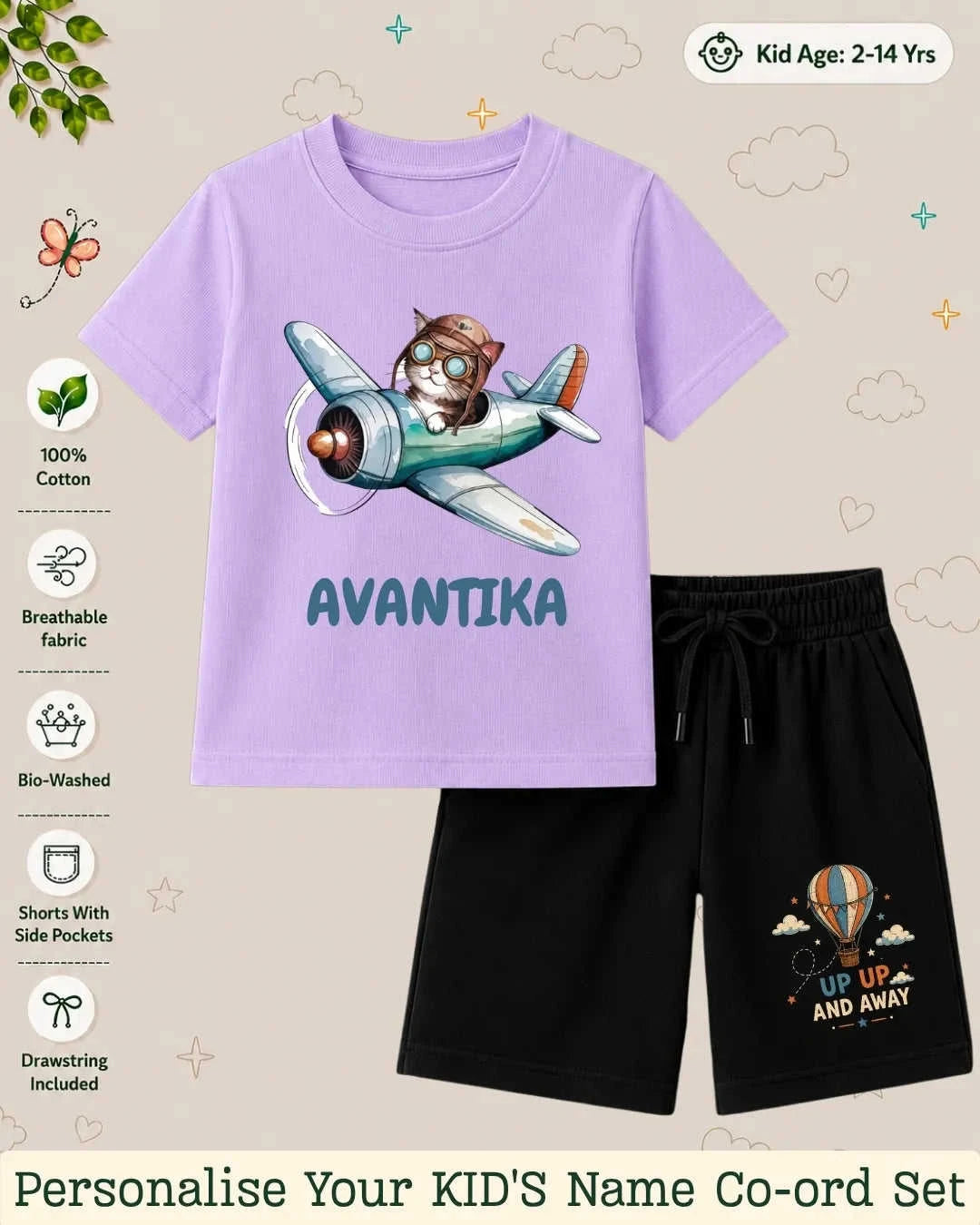 Custom Kid's Co-ord Set Swiftsoul