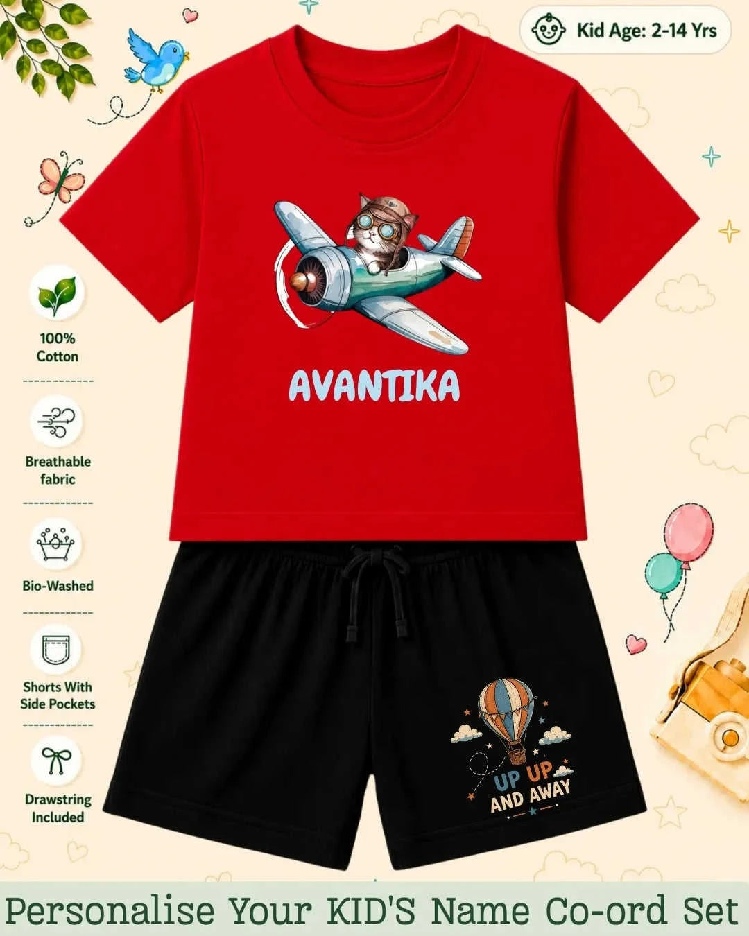 Custom Kid's Co-ord Set Swiftsoul