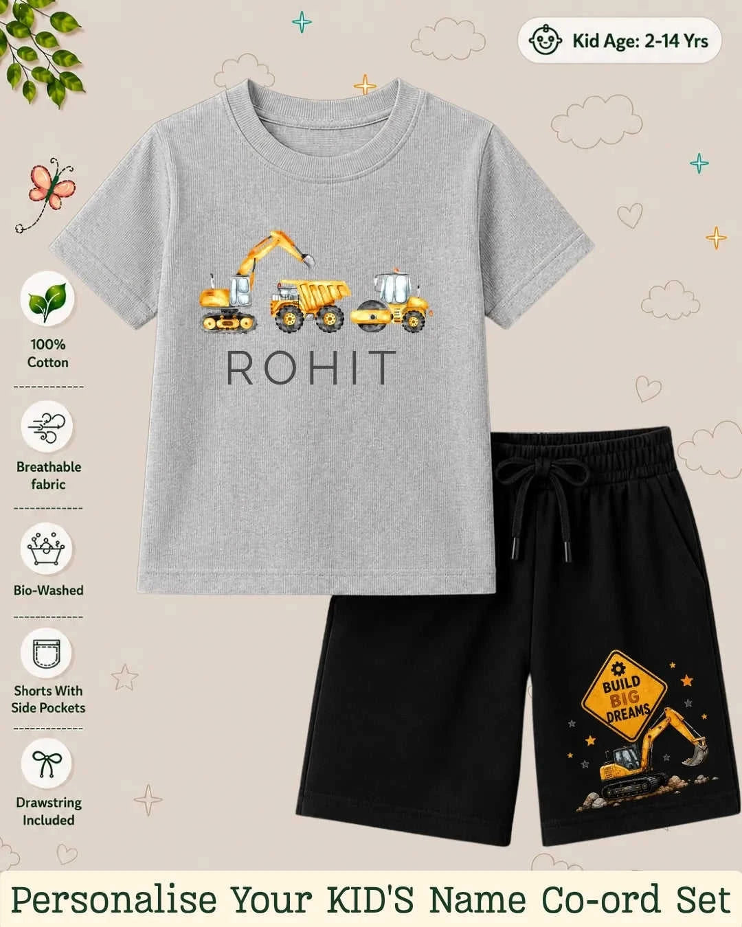 Custom Kid's Co-ord Set Swiftsoul