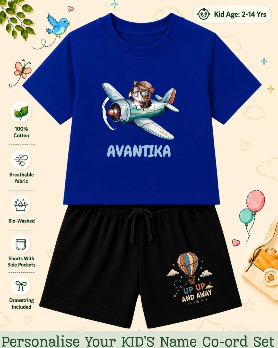 Custom Kid's Co-ord Set Swiftsoul