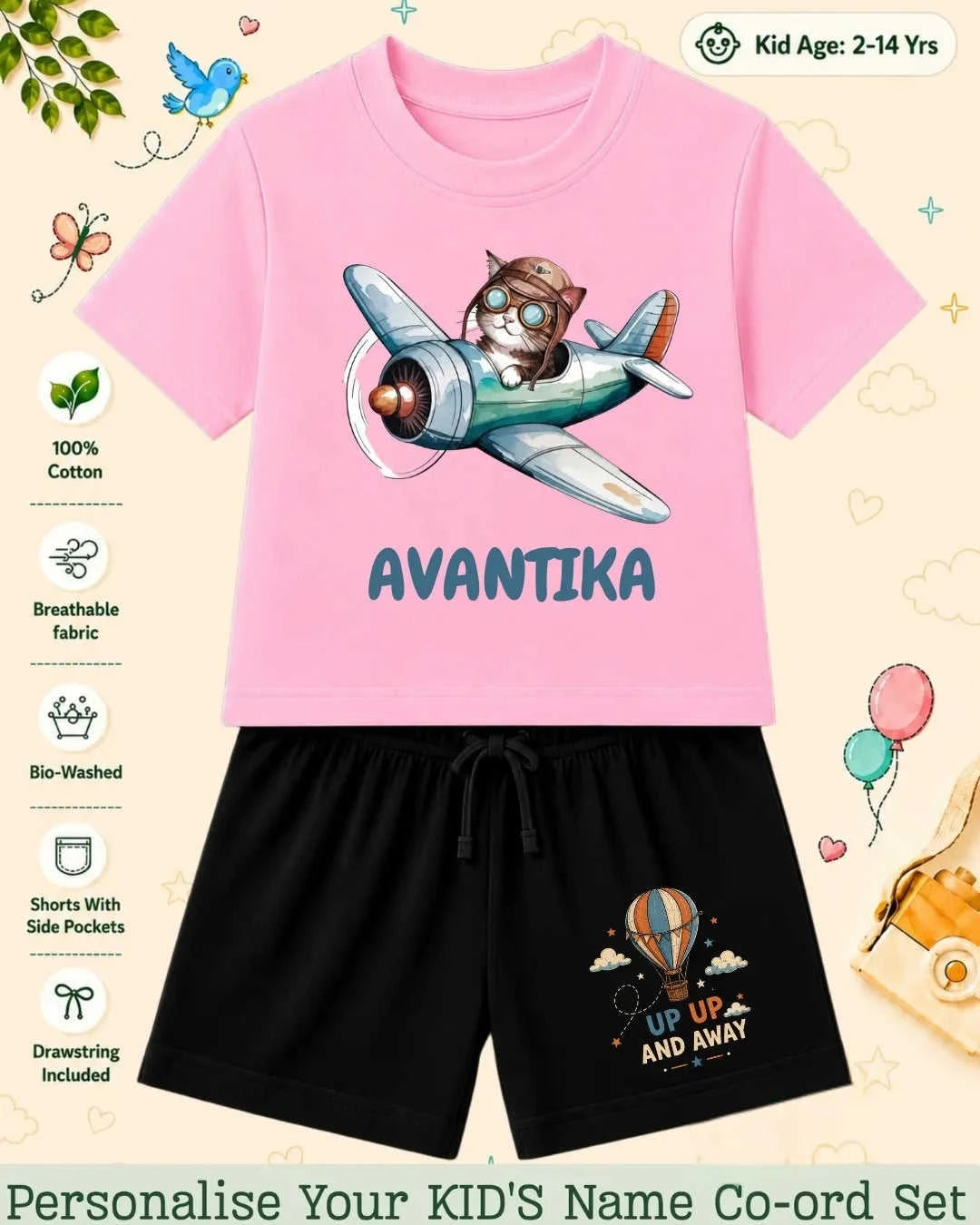 Custom Kid's Co-ord Set Swiftsoul