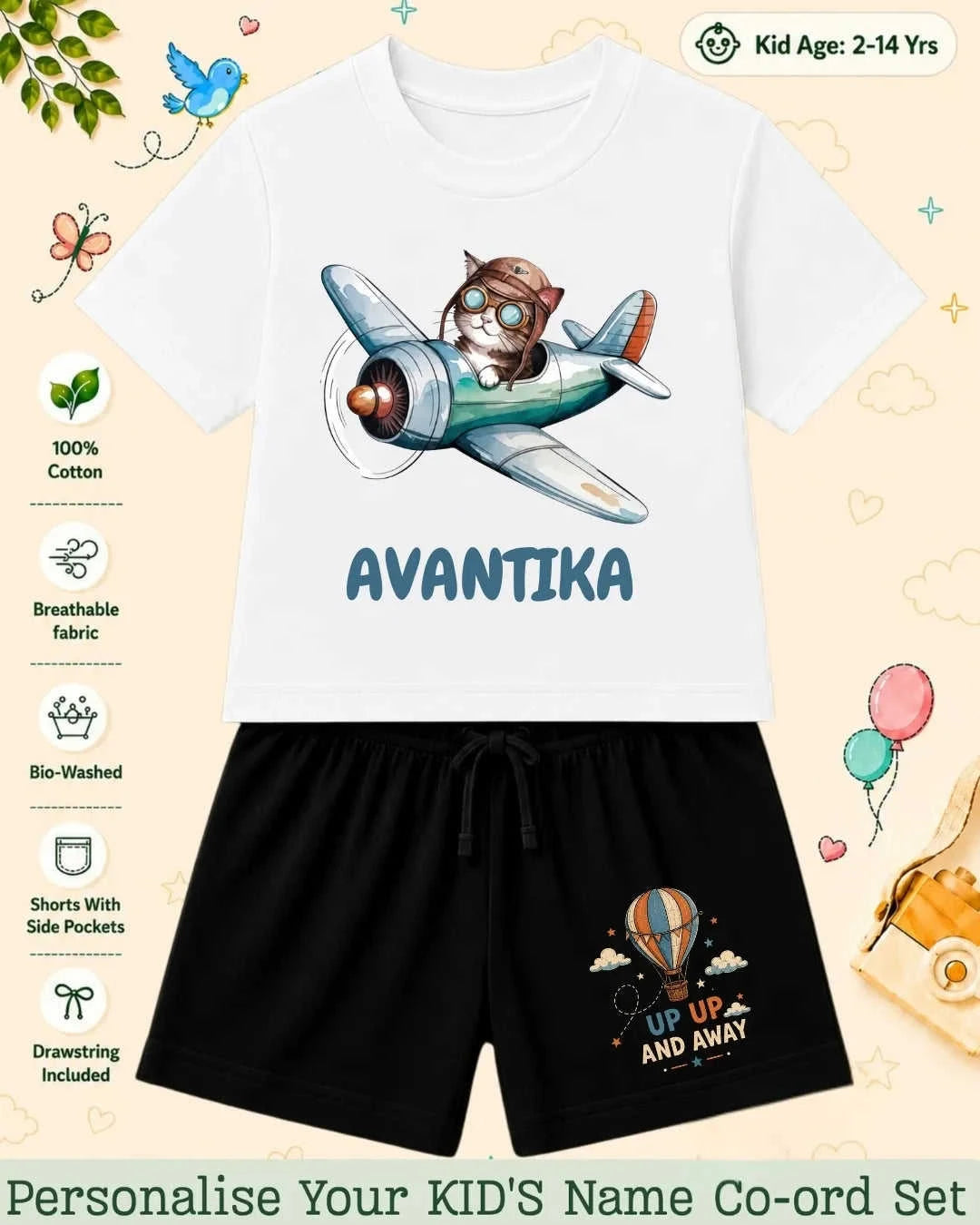 Custom Kid's Co-ord Set Swiftsoul