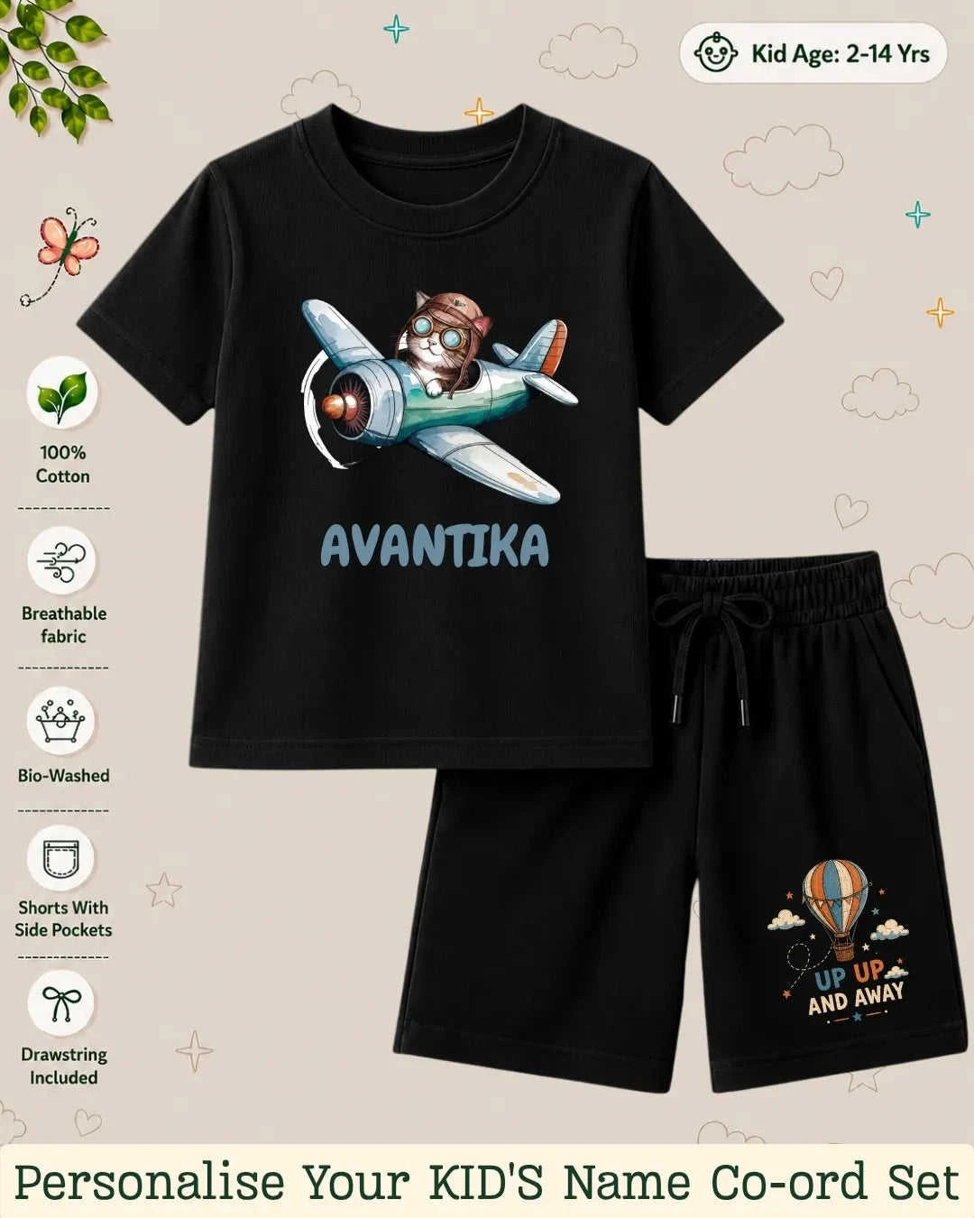 Custom Kid's Co-ord Set Swiftsoul