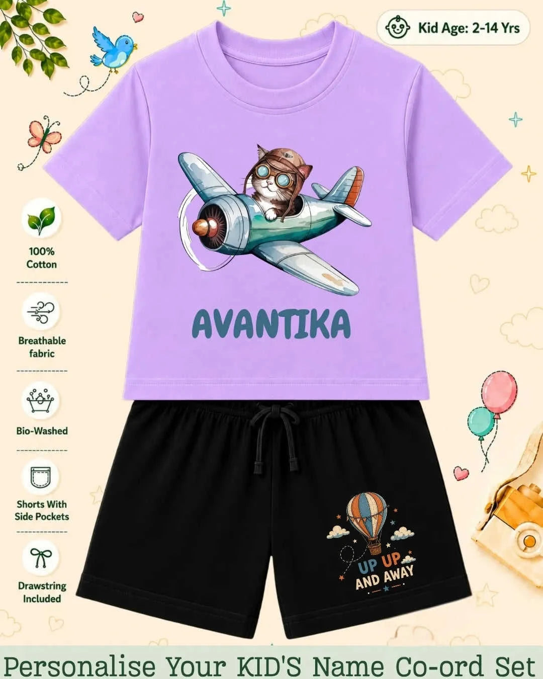 Custom Kid's Co-ord Set Swiftsoul