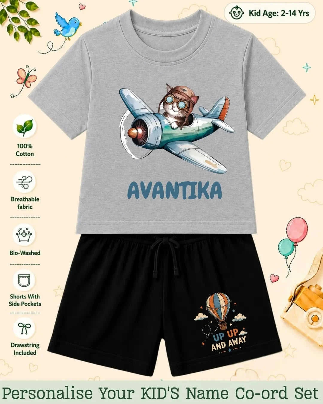 Custom Kid's Co-ord Set Swiftsoul