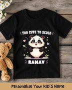 Custom Name Cute Character Kids Tee Swiftsoul 